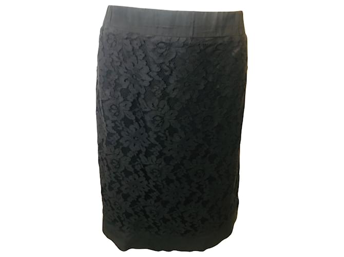 Marina Rinaldi lace skirt Black  ref.831025