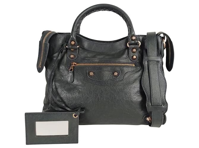 Bounce detaljeret Indflydelse Balenciaga City shoulder bag in gray leather Grey ref.831168 - Joli Closet