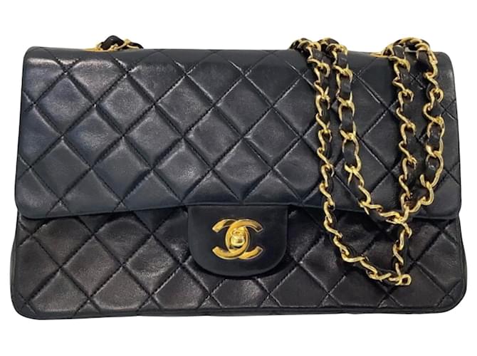 Chanel Timeless Black Leather  ref.831175