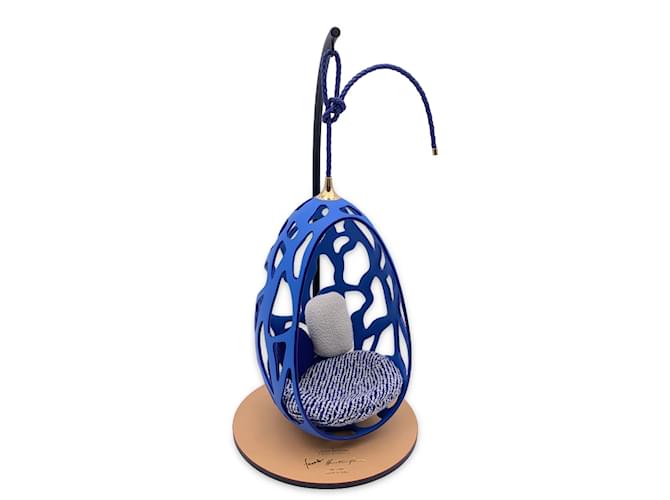 Louis Vuitton Limited Ed Cocoon Campana Miniature Chair Collectible Blue Plastic  ref.831194