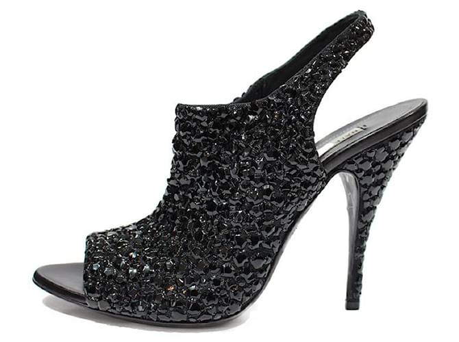 Balenciaga Heels Black Cloth  ref.831592