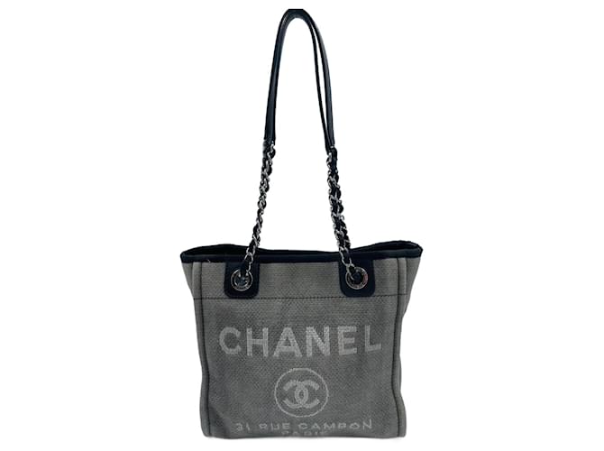 Lona cinza Chanel Deauville  ref.831842