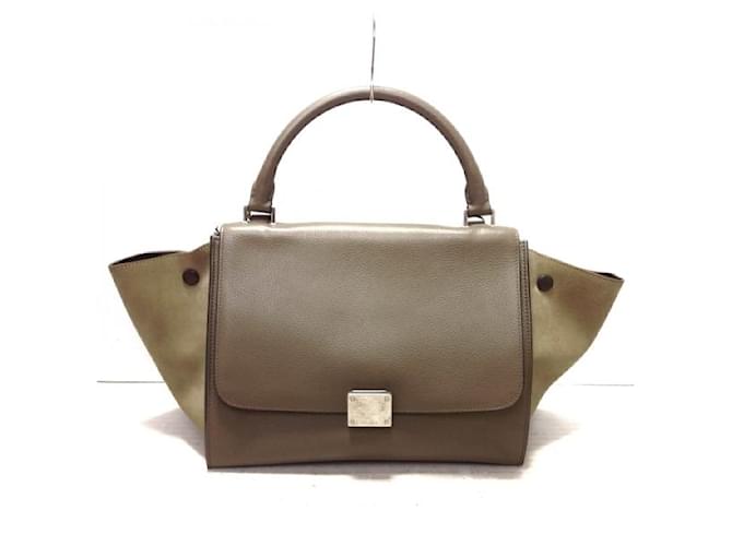 Céline Trapeze Small Suede Leather  ref.832650
