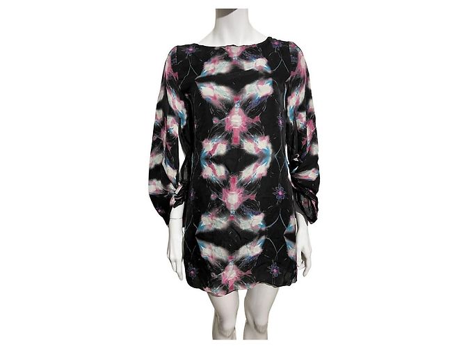 Halston Heritage Retro-Halston-Minikleid mit Disco-Print Mehrfarben