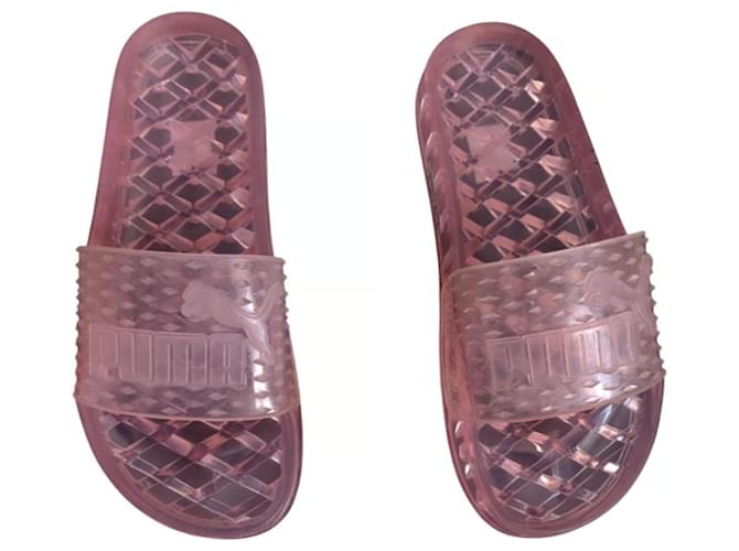 Autre Marque NEW PUMA SW1MX Fenty By RIHANNA Jelly Slide 37 rose Pink Rubber  ref.833127