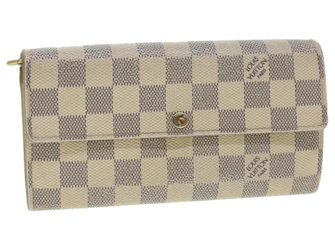 Shop Louis Vuitton DAMIER AZUR Sarah Wallet (N63208) by magentabea