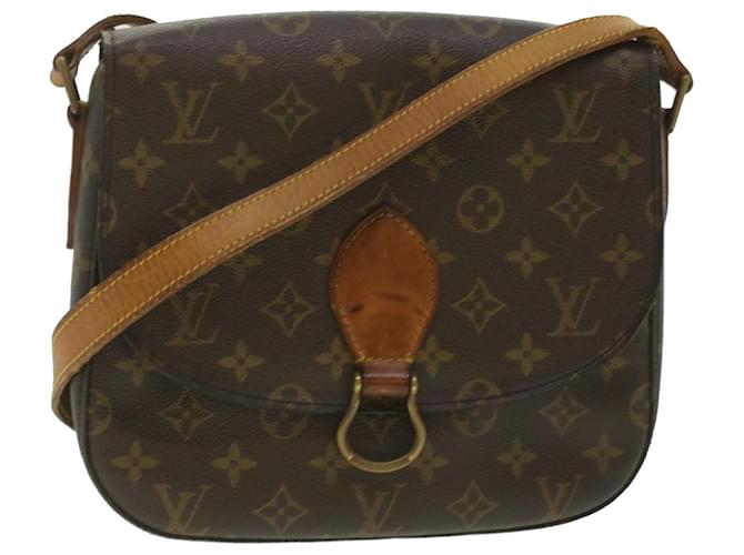 LOUIS VUITTON Monogram Saint Cloud GM bolsa de ombro M51242 Autenticação de LV 37163 Monograma Lona  ref.833185