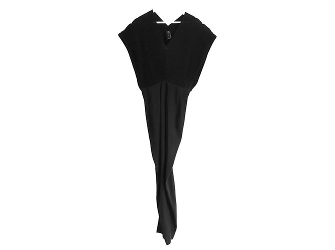 Zero+ Maria Cornejo Pleated Bodice Jumpsuit Black