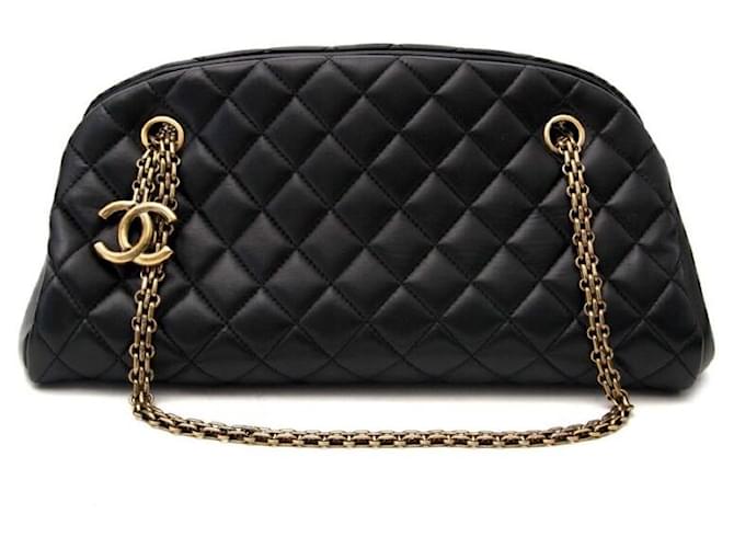 Mademoiselle Chanel Handtaschen Schwarz Leder  ref.828320