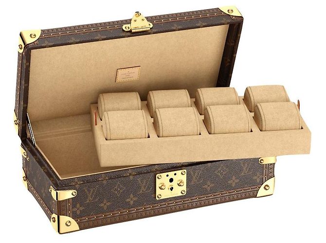Louis Vuitton LV 8 Watch Case monogram Brown