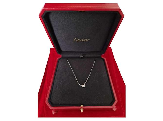 Cartier Necklaces Silver hardware Gold  ref.831205
