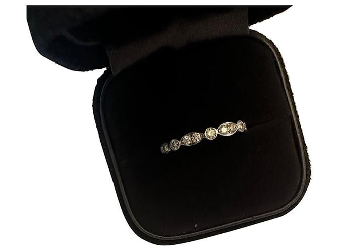 Tiffany & Co anillo de diamantes tiffany jazz Gris Platino  ref.831962