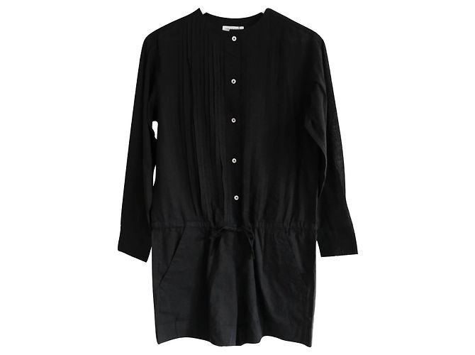 Mono corto de algodón negro Isabel Marant Etoile