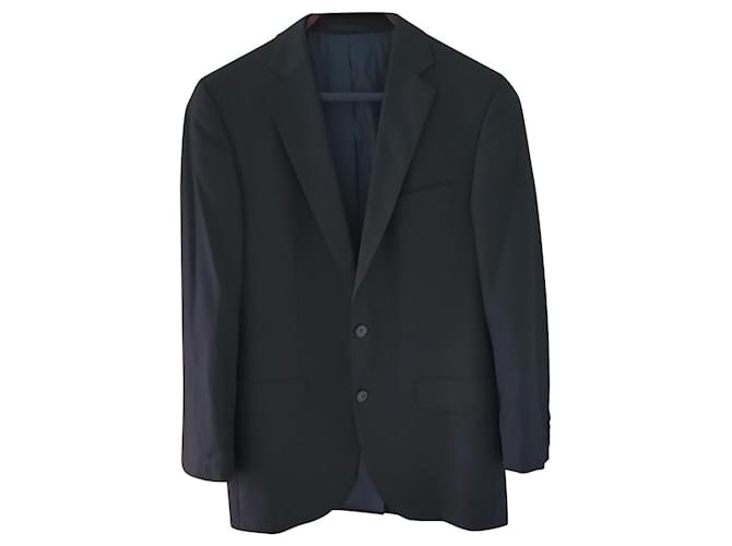Hugo Boss Suits Black Wool  ref.833234