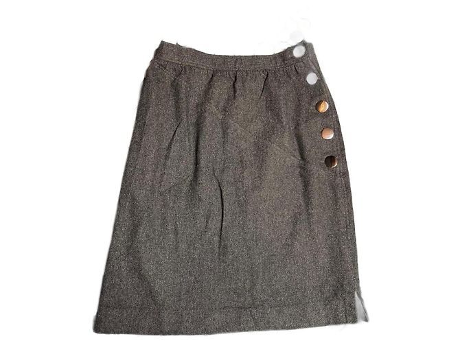 Yves Saint Laurent Wollrock Grau
