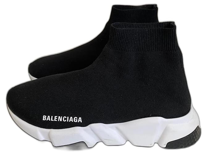 Balenciaga Sneakers Black Cloth  ref.833391