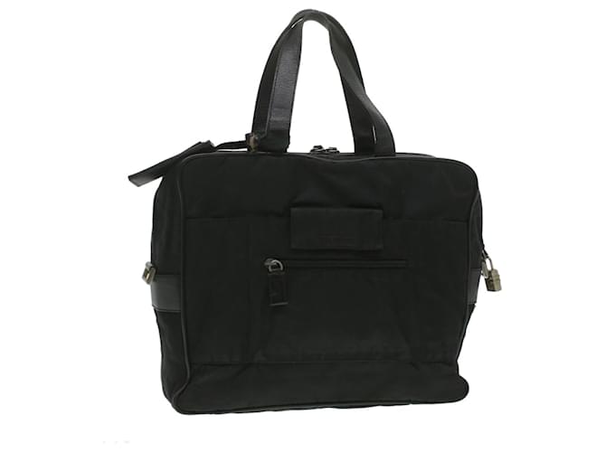 PRADA Business Bag Nylon Noir Auth ar8973  ref.833414