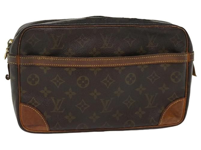 Louis Vuitton Monogram Compiegne 28 Clutch Bag M51845 LV Auth bs4242 Cloth  ref.833422