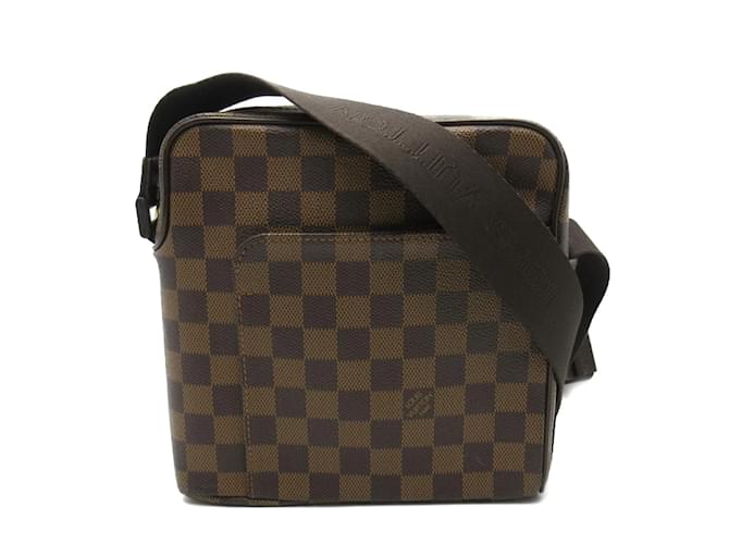 Louis Vuitton Damier Ebene Olav PM N41442 Braun Leinwand  ref.834085