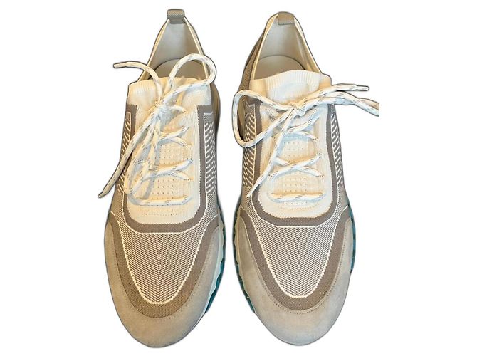 Hermès Sneaker addict Hermes canvas H Grey