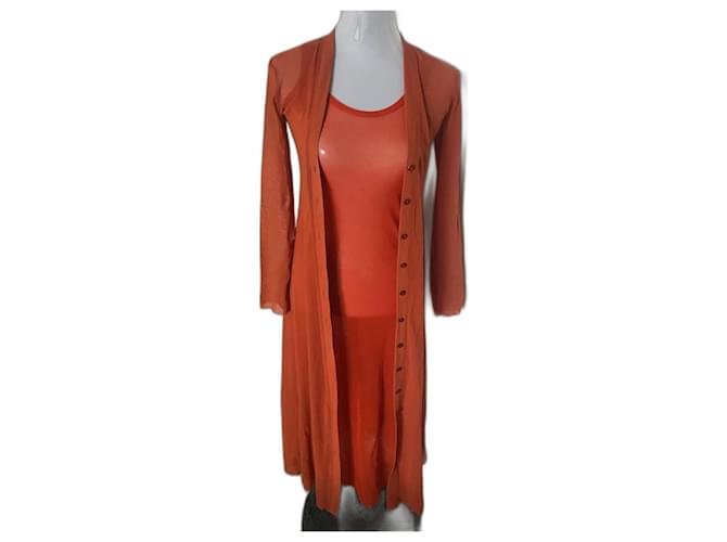 Jean Paul Gaultier Dresses Orange Synthetic  ref.834875