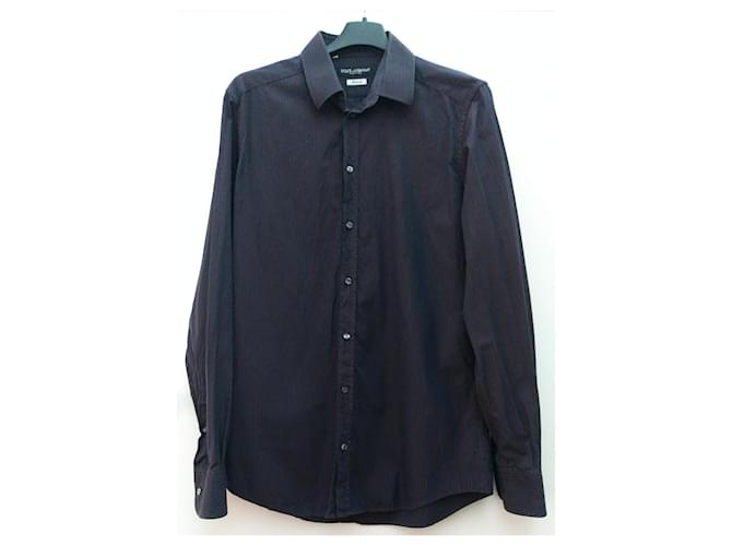 Dolce & Gabbana Camisetas Negro Algodón  ref.835152