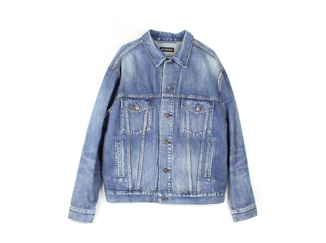 BALENCIAGA - Jeansjacke (48 / M) Blau