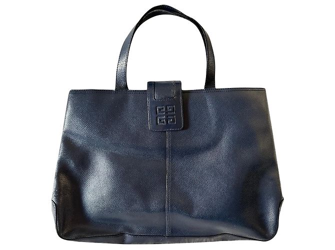 Givenchy Vintage blue medium tote bag Dark blue