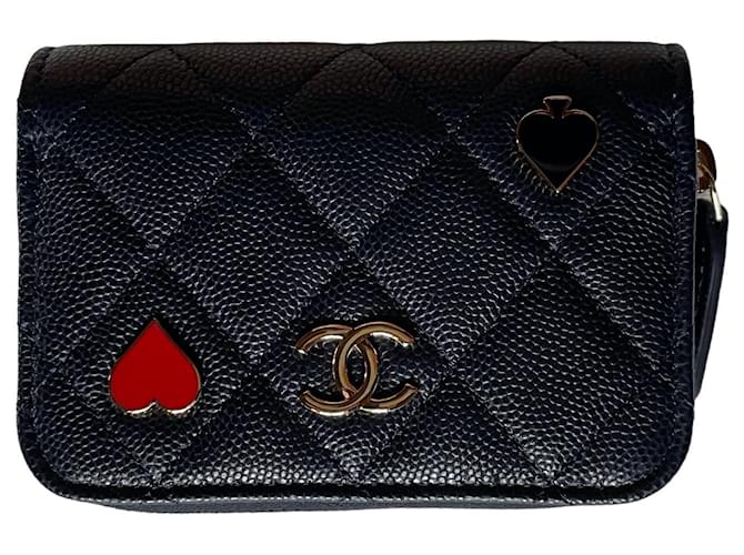 Chanel VIP-Geschenke Marineblau Leder  ref.835733