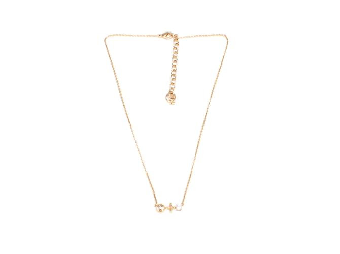 Louis Vuitton LV Blooming necklace new Gold hardware Metal ref