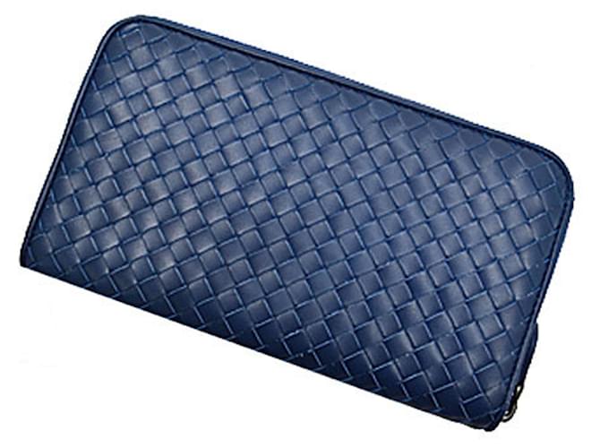 Bottega Veneta Navy blue Leather  ref.835969