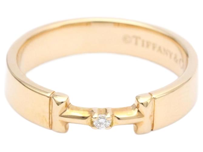 Tiffany & Co Tiffany T Dourado Ouro rosa  ref.835974