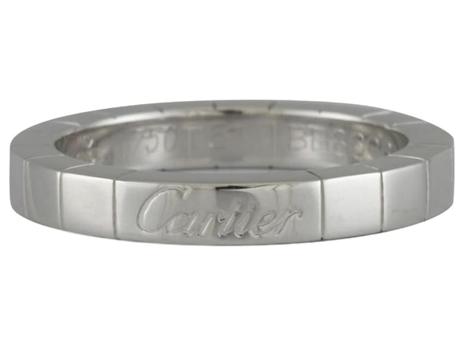 Cartier Lanière Prata Ouro branco  ref.836377