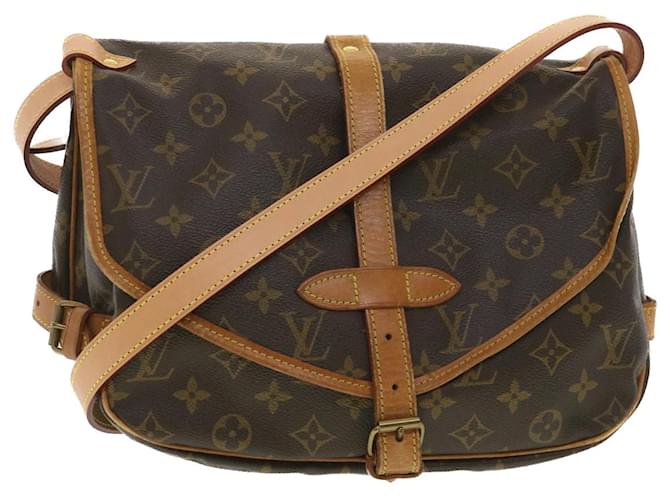 Louis Vuitton Monogram Saumur 30 Shoulder Bag M42256 LV Auth 32968 Cloth  ref.836428