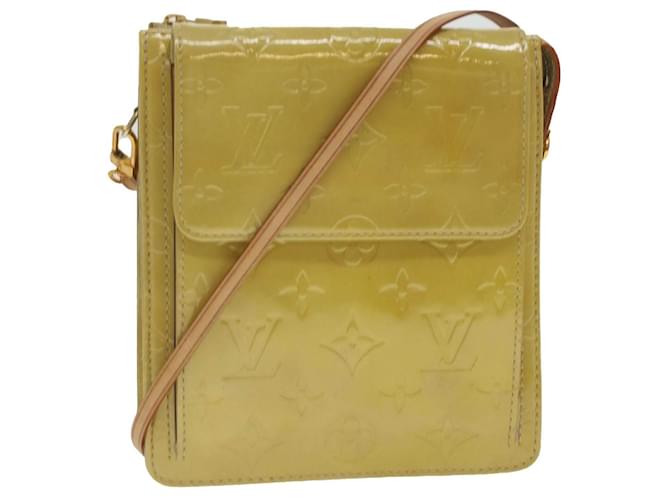 Louis Vuitton Mott Yellow Patent leather  ref.836585