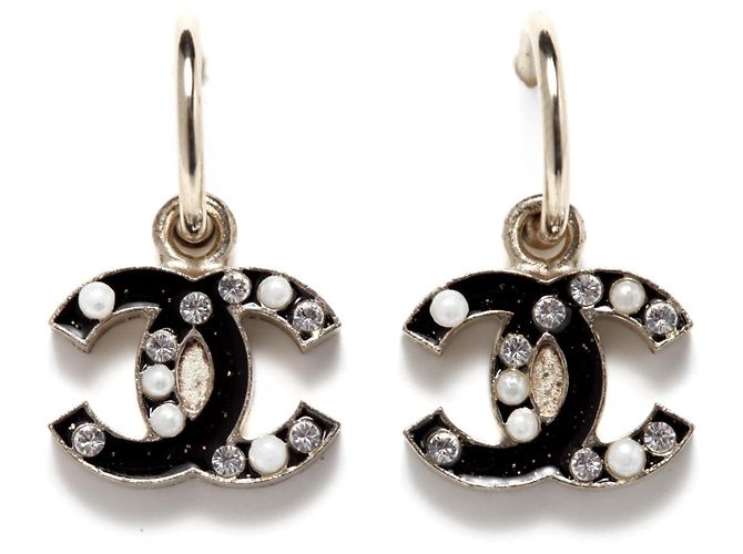 Chanel Boucles d'oreilles Doré