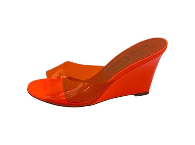 Autre Marque BETTINA VERMILLON  Sandals T.eu 37 plastic Orange  ref.836889