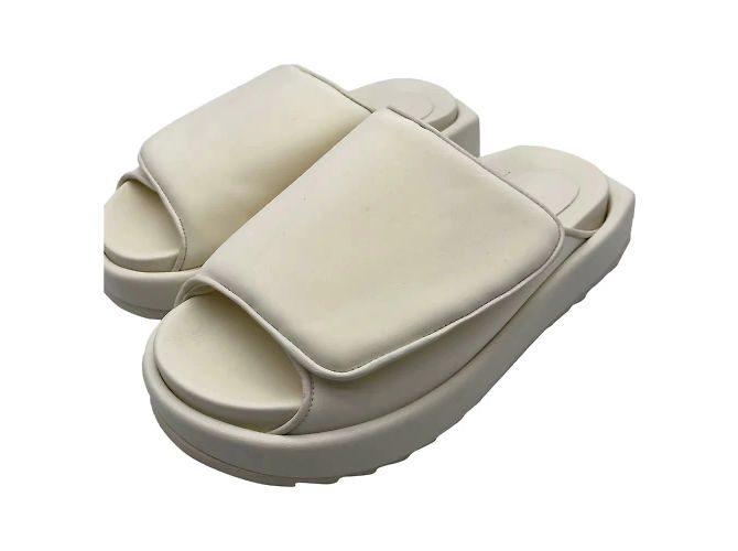 Autre Marque Gia Borghini sandals T.EU 38.5 Polyester Cream