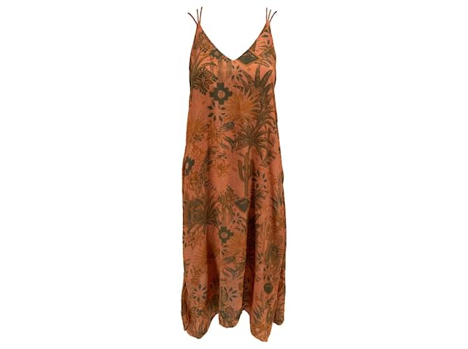 Autre Marque CHUFY  Dresses T.International S Silk Orange  ref.837011