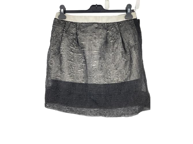 BALENCIAGA  Skirts T.fr 36 Polyester Grey  ref.837043