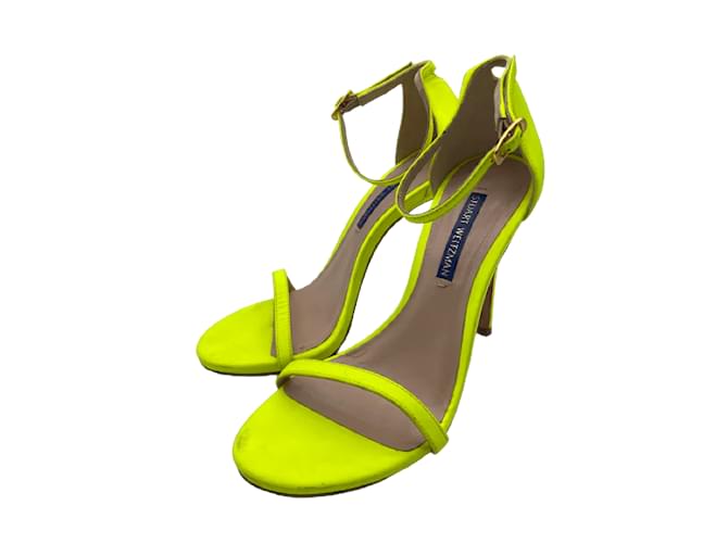 STUART WEITZMAN  Sandals T.eu 36.5 Leather Yellow  ref.837114