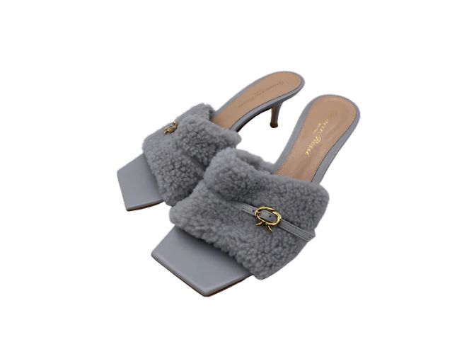 Gianvito Rossi sandals T.EU 37 Cloth Grey