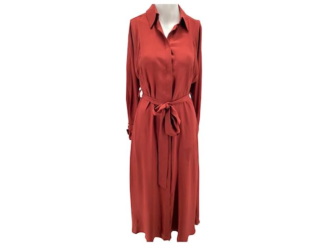 Autre Marque BITE  Dresses T.International S Silk Brown  ref.837160