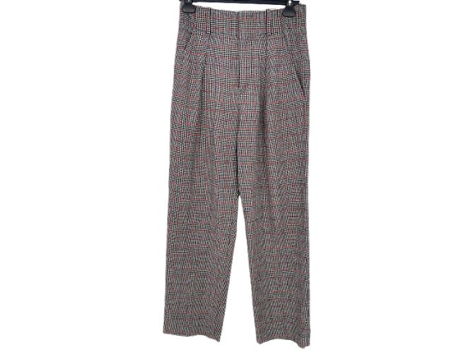 Isabel Marant Hose T.FR 36 Wolle Grau