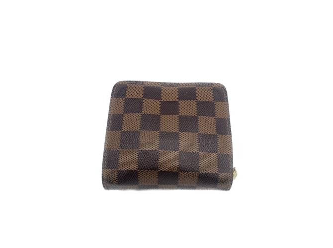 checkered wallets for women lv