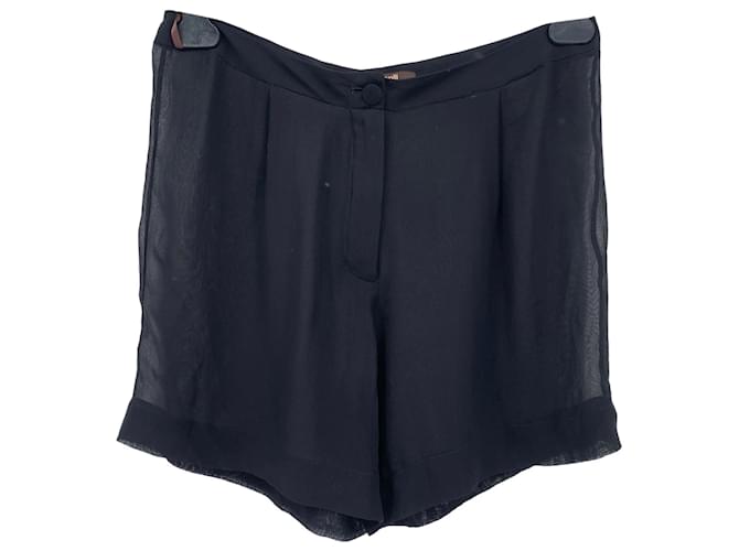ROBERTO CAVALLI  Shorts T.IT 40 silk Black  ref.837220