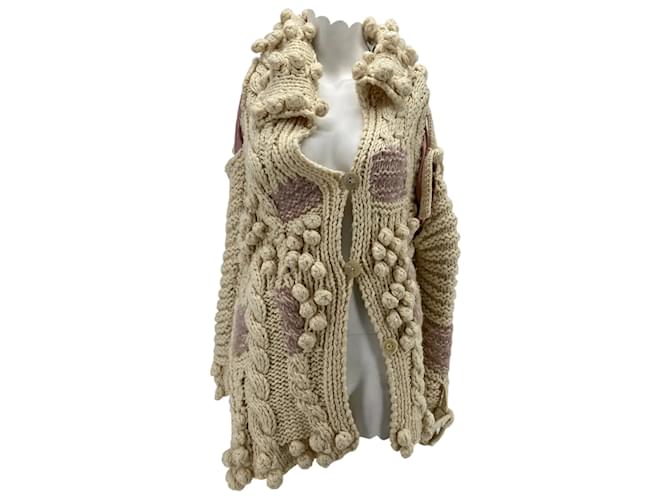 DIOR  Knitwear T.International S Wool Beige  ref.837281