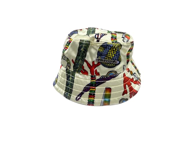 Autre Marque BLUEMARBLE Chapeaux & bonnets à enfiler T.International M Tissu Toile Multicolore  ref.837361