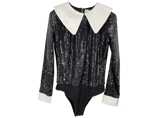 Autre Marque IN THE MOOD FOR LOVE  Tops T.International S Glitter Black  ref.837486