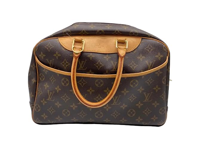 Deauville LOUIS VUITTON Handbags T. cloth Brown ref.837525 - Joli Closet